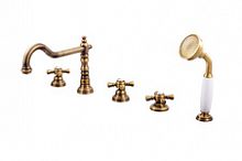 MK364.5PSM MORAVA смеситель каскадный на 5 отверстий, ЦВЕТ БРОНЗА RAV Slezak