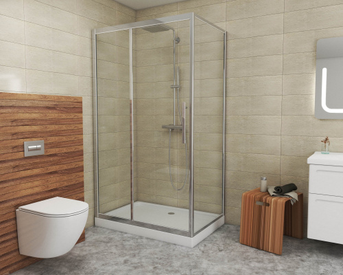 Душевое ограждение GROSSMAN PR-120SQL (120x80x200) фото 2