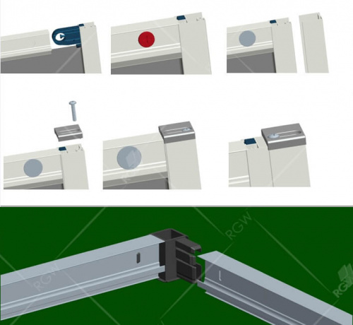 Душевой уголок RGW CL-54 Прозрачное 1000x1000 фото 2