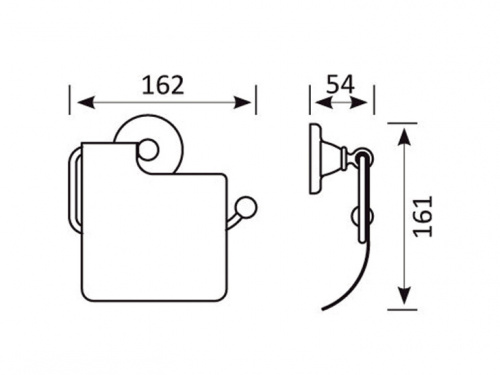 Держатель туалетной бумаги WSM521 фото 2