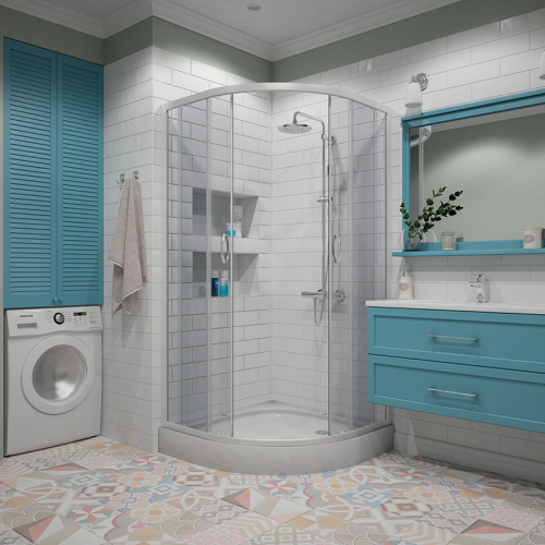 Душевой уголок Erlit Comfort ER0509-C4 (90x90x195 см) фото 6