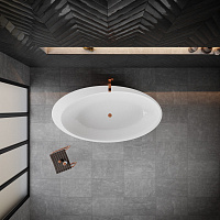 Ванна акриловая Vayer  Boomerang D1600 с панелью 160х160