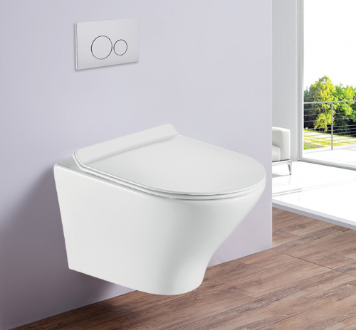 Унитаз подвесной Esbano ASTER (White). Размер: 495x365x315.
