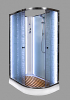 Душевая кабина Deto (DTO)  ЕМ1511L N LED с гидромассажем