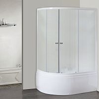 Душевой угол Royal Bath RB 8120BK-C (матовое) правый