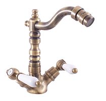 MK520.5/9SM MORAVA RETRO - смеситель классический для биде без сифона, ЦВЕТ БРОНЗА RAV Slezak