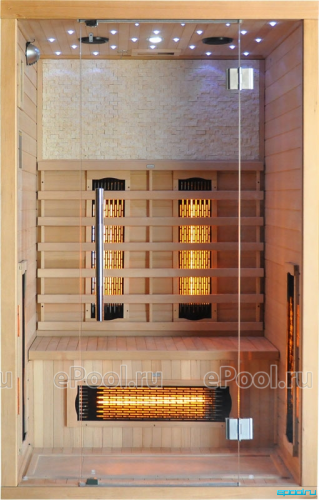 Инфракрасная кабина (сауна) SaunaMagic Glass RCS Mini фото 2