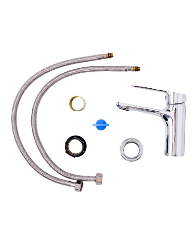 Orange FLAT M12-021cr Смеситель для раковины фото 6