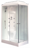 Душевая кабина Royal Bath  RB 8120HP7-WT (белое/прозрачное) левая