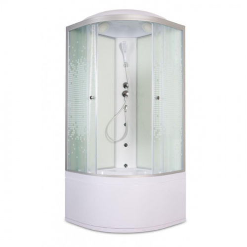 Душевая кабина Deto (DTO)  L 910 с гидромассажем (100x100х215)