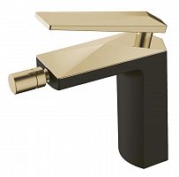 Смеситель для биде ЧЕРНЫЙ+ЗОЛОТО