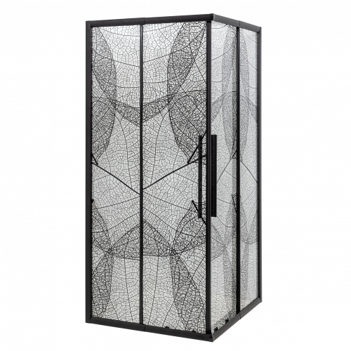 Душевое ограждение Deto KB 100-110 Black фото 8