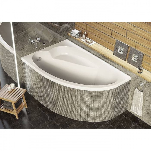 Акриловая ванна Alex Baitler Nero 160х100 левая  пустая фото 4