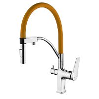 Смеситель для кухни Lemark Comfort (LM3074C-Orange)