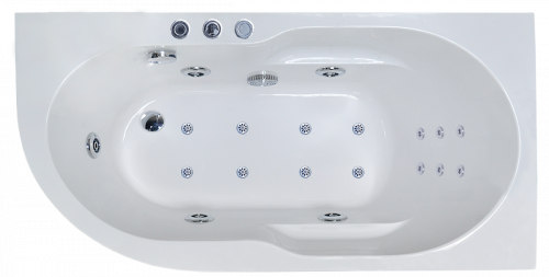 Гидромассажная ванна Royal Bath  AZUR DE LUXE 150x80x60R
