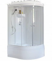 Душевая кабина Royal Bath RB 8120BK6-WT (белое/прозрачное) левая