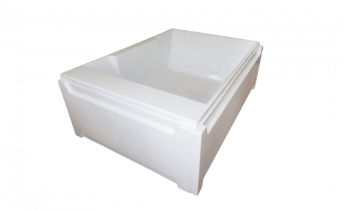 Акриловая ванна Royal Bath  TRIUMPH RB665100 180х120х65 с каркасом фото 4