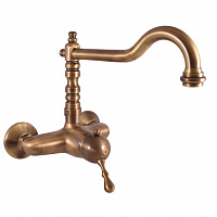 L402.5/28SM LABE - смеситель кухонный настенный, ЦВЕТ БРОНЗА RAV Slezak