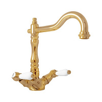 MK520.5/8Z MORAVA - смеситель классический кухонный, ЦВЕТ ЗОЛОТО RAV Slezak