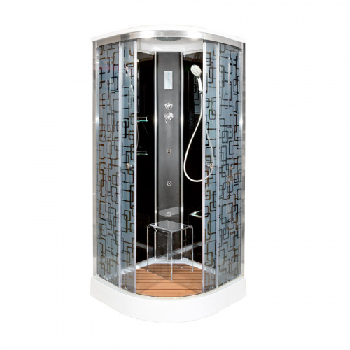 Душевая кабина Deto (DTO)  BM1590 с гидромассажем и электрикой фото 4