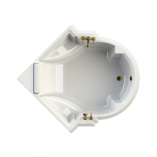 Акриловая ванна Radomir Fra Grande «Монте-Карло» перламутровая фото 2