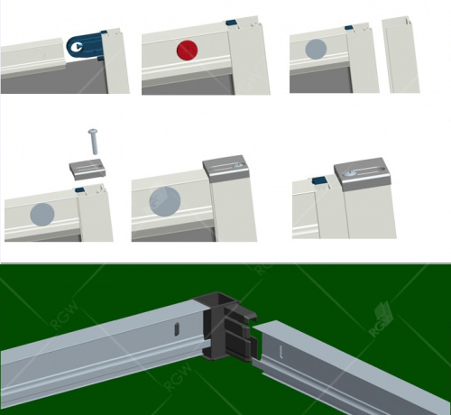 Душевой уголок RGW CL-34 Прозрачное 800x800