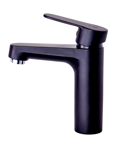 OneLife P07-021b полимерный смеситель для раковины, черный фото 4