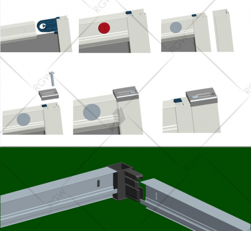 Душевой уголок RGW CL-44 Прозрачное 900x1000 фото 3