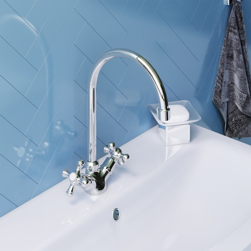 Смеситель для раковины RedBlu by Damixa Retro 230210000 фото 2