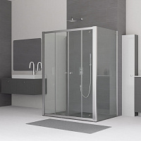 Душевой уголок RGW CL-43 P (CL-10 + 2Z-050-1) Прозрачное 1700x1000