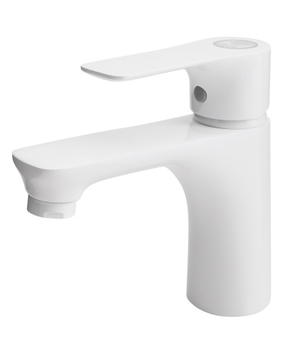 Смеситель для раковины Orange Aristo M19-021w белый фото 6