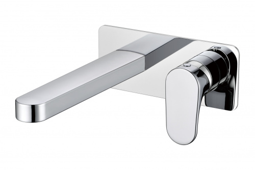 смеситель встроенный для раковины хром