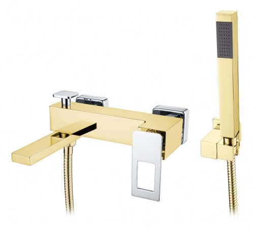 Смеситель для ванны с душем GoldChrome