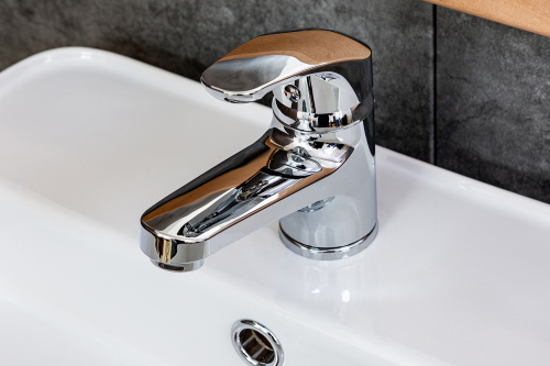 Смеситель для раковины OneLife P01-021cr полимерный фото 4