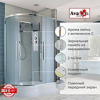 Душевая кабина AvaCan EM3812RN без крыши