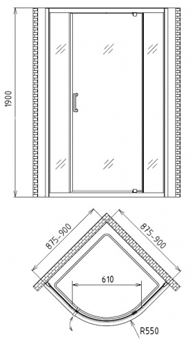 Душевой уголок Gemy Sunny Bay S28071 фото 5