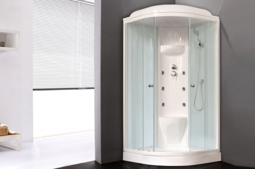 Душевая кабина Royal Bath  RB 90HK7-WT (белое/прозрачное) фото 2