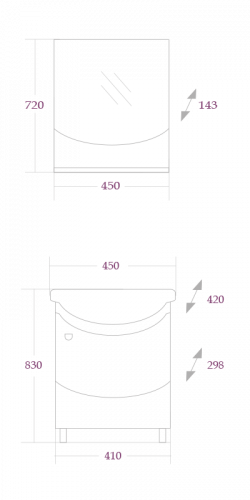 Акриловая ванна VAGNERPLAST SELENA 160 1600x1050x430 L см. фото 2