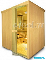 Финская сауна Harvia Variant с обшивкой из сосны S1212