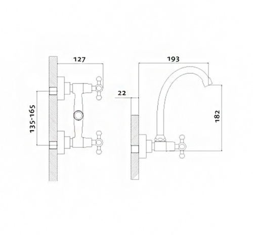Смеситель для кухонной мойки Rossinka G (G02-73) фото 2