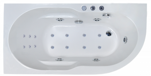 Гидромассажная ванна Royal Bath  AZUR DE LUXE 170x80x60L