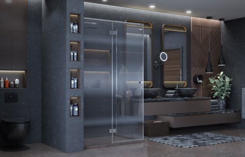 Душевое ограждение Ambassador Diamond 12011107L (1200x800x2000), 1 место фото 4