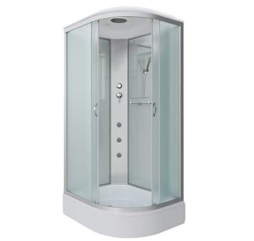 Душевая кабина Niagara. NG-33394-14LG (1300х900х2150) средний поддон (26см) стекло МАТОВОЕ 4 места