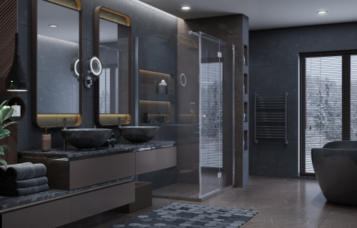 Душевое ограждение Ambassador Diamond 12011108R (1200x900x2000), 1 место фото 2