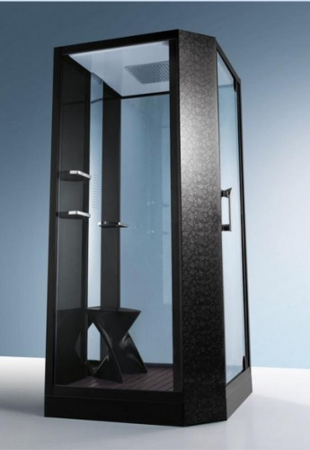 Душевая кабина ORANS OLS-SR89101S R, black 100х100 фото 2