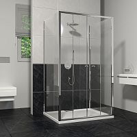 Душевой уголок RGW CL-43 P (CL-10 + 2Z-050-1) Прозрачное 1300x800