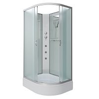 Душевая кабина Niagara NG-33294-14LBKG (1200х900х2000) средний поддон (26см) стекло МАТОВОЕ 4 места