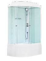 Душевая кабина Royal Bath  RB 8120BK5-WT (белое/прозрачное) правая