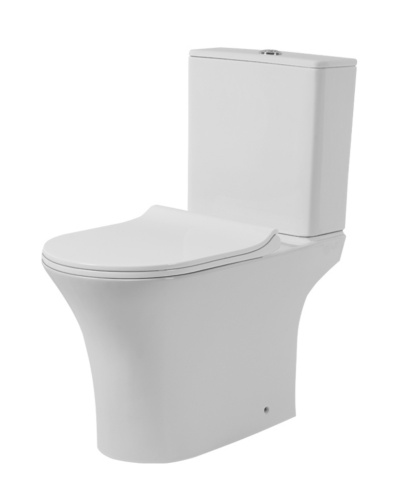 Унитаз-компакт Orange C01-000W безободковый, сиденье с микролифтом фото 3