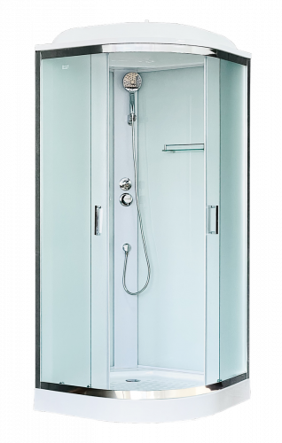 Душевая кабина Royal Bath  RB 90HK5-WC-CH (белое/матовое)